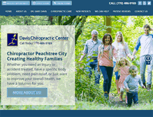 Tablet Screenshot of davischiropracticcenter.com